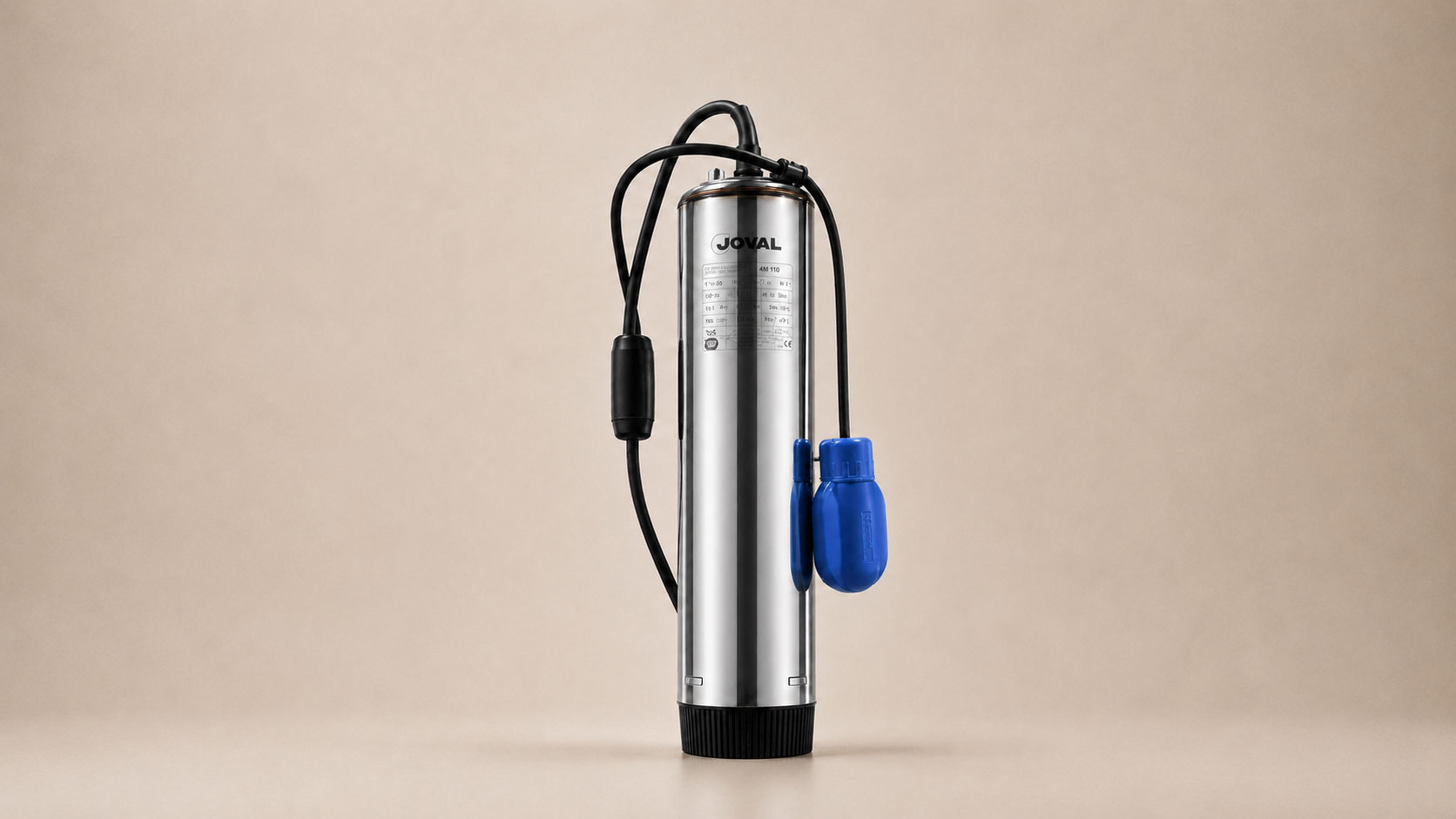 Spring submersible pump for wells