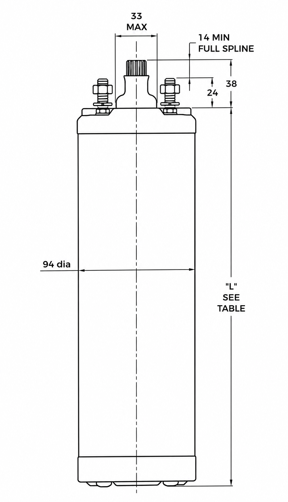 Dimensions diagram